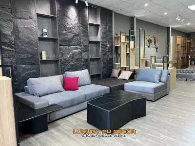 TẤM ỐP TƯỜNG PU GIẢ ĐÁ:SỰ LỰA CHỌN HOÀN HẢO CHO PHÒNG KHÁCH VÀ PHÒNG NGỦ