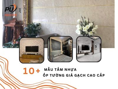 10+ Mẫu tấm nhựa ốp tường giả gạch cao cấp