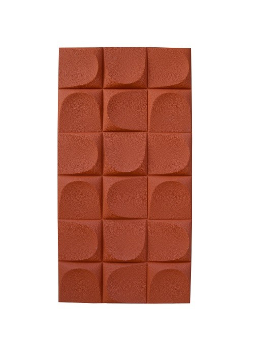 tấm PU caro 3D màu đỏ