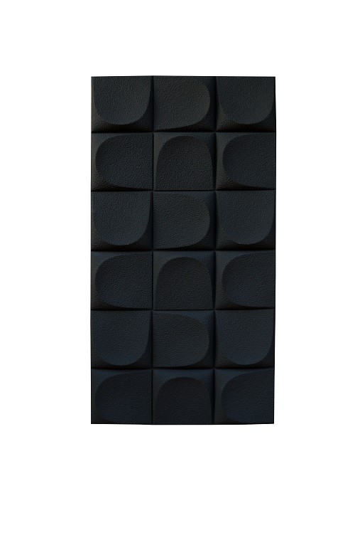 tấm PU caro 3D đen