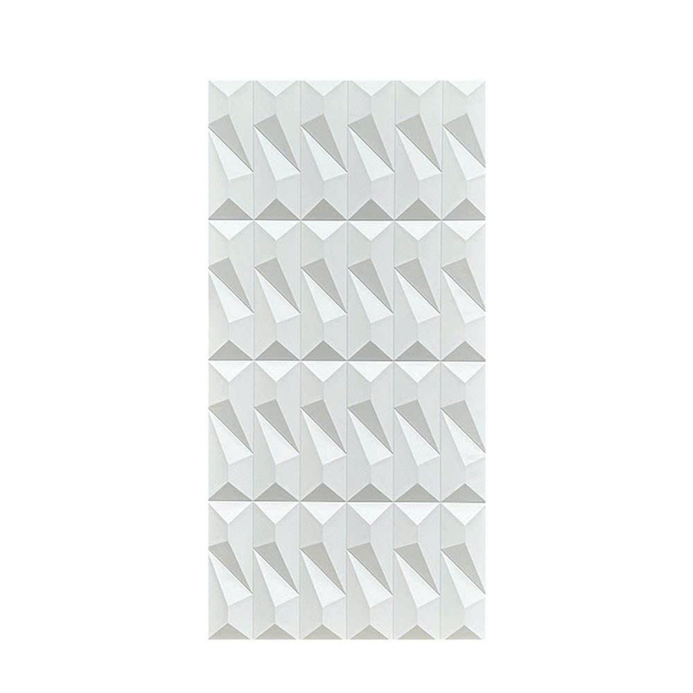 tấm ốp PU 3D trắng