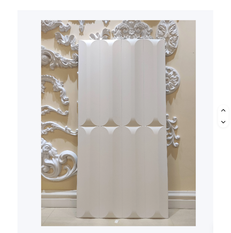 tấm ốp PU 3D PD10 trắng