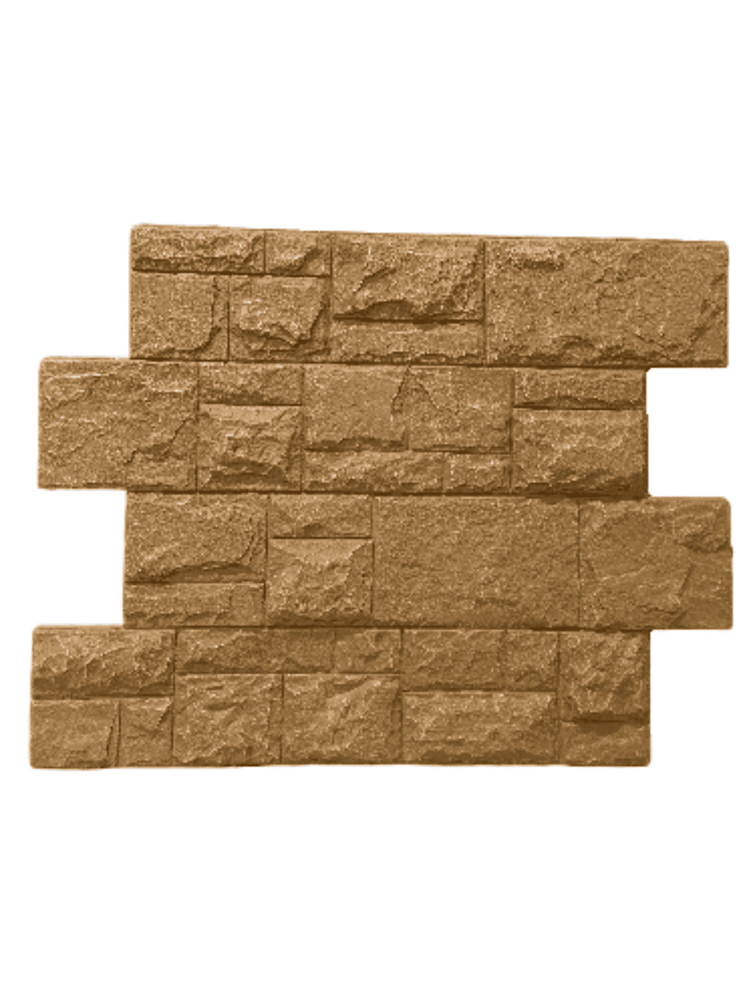 tấm PU giả đá sa thạch nâu