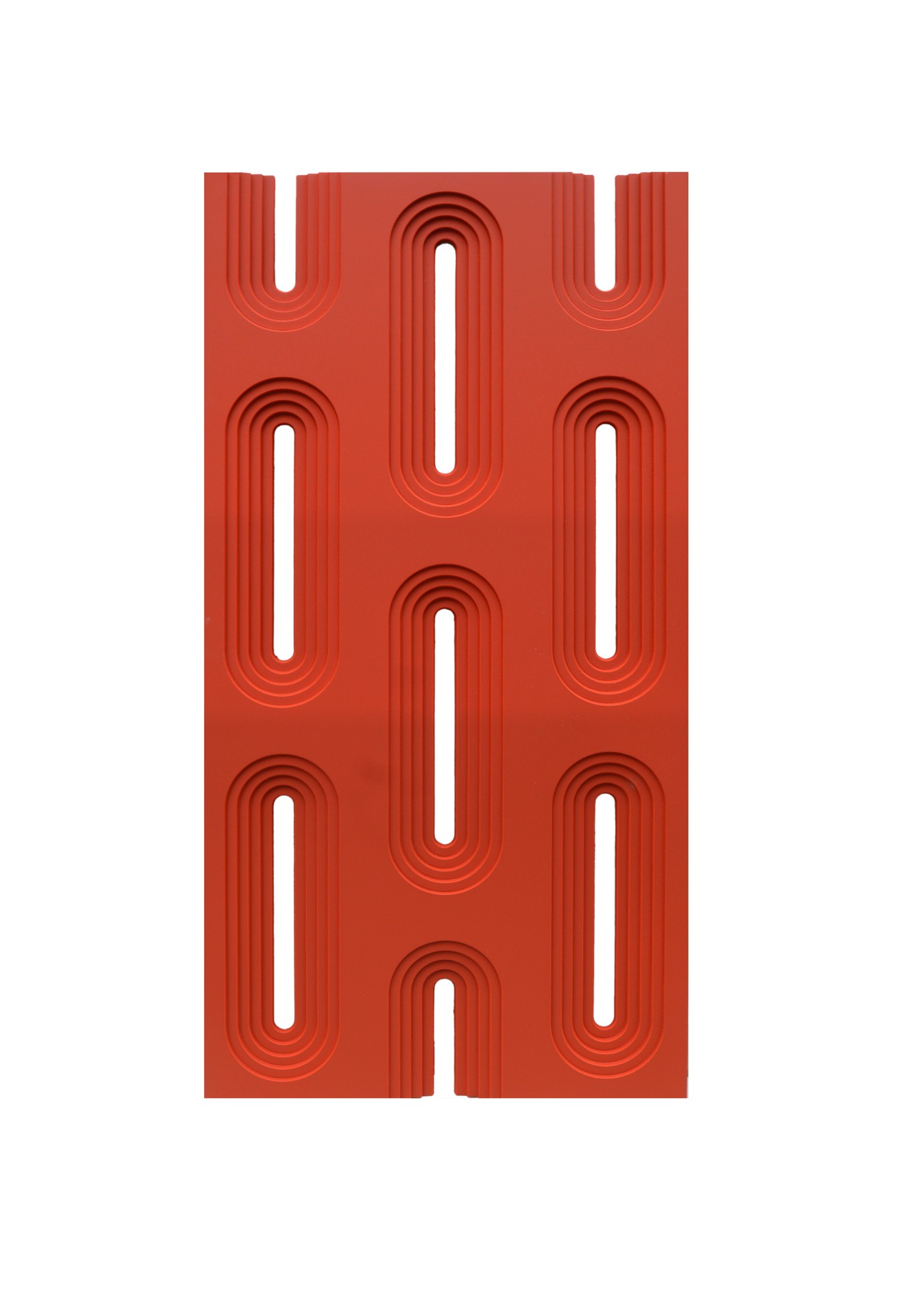 tấm PU vách ô kiểu cungđỏ