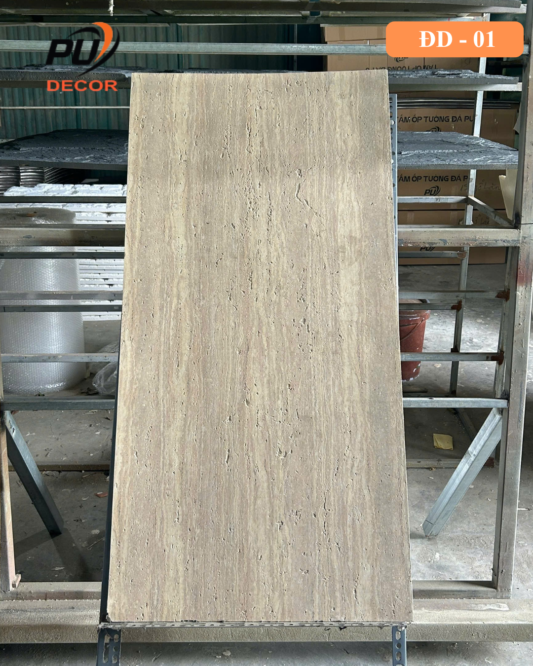 Tấm đá dẻo Travertine
