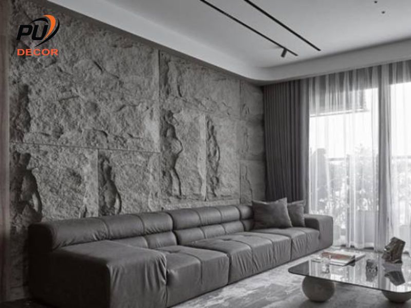 Test độ bền của tấm PU giả đá tại PU Decor