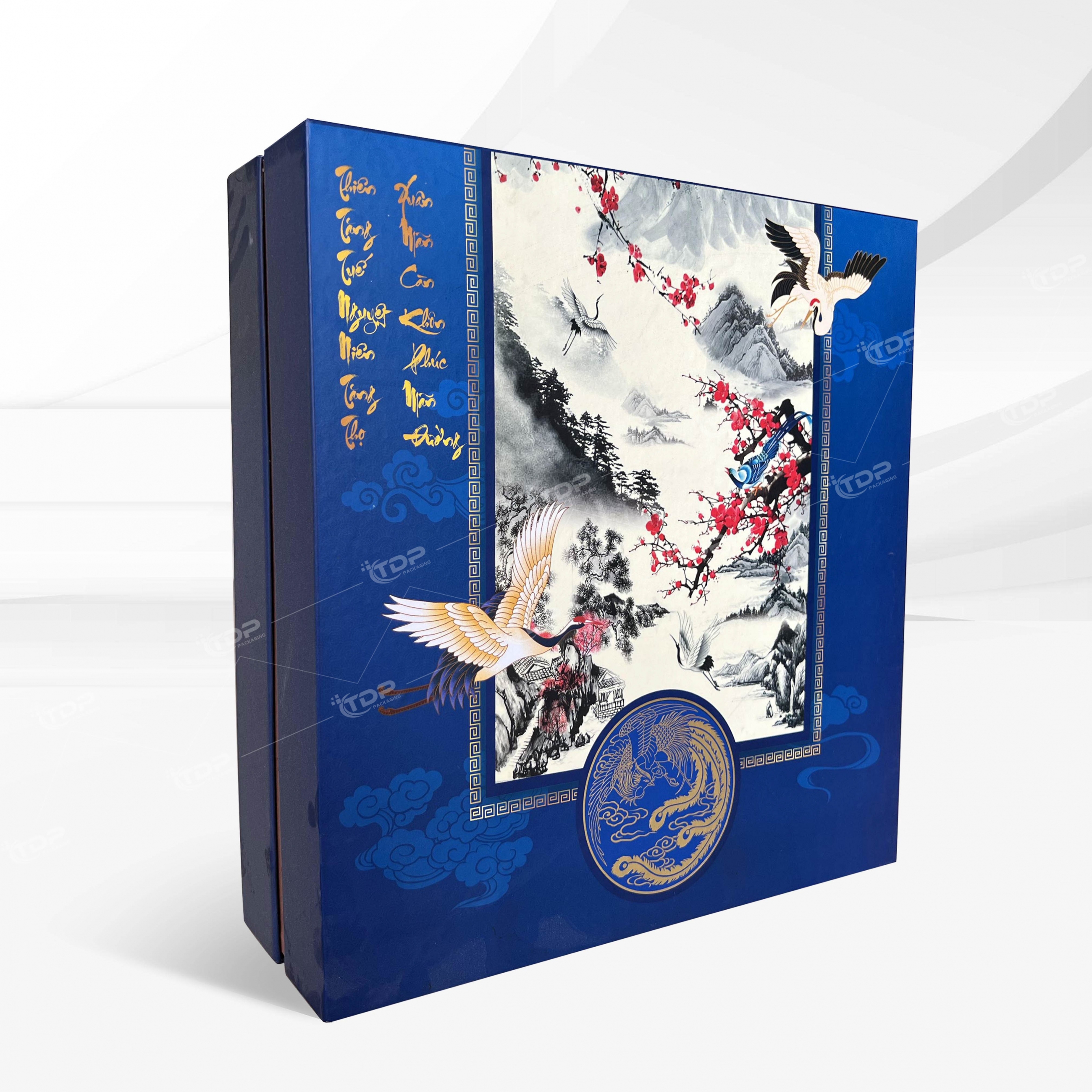 bao bì hộp cứng trung thu - Mã 010