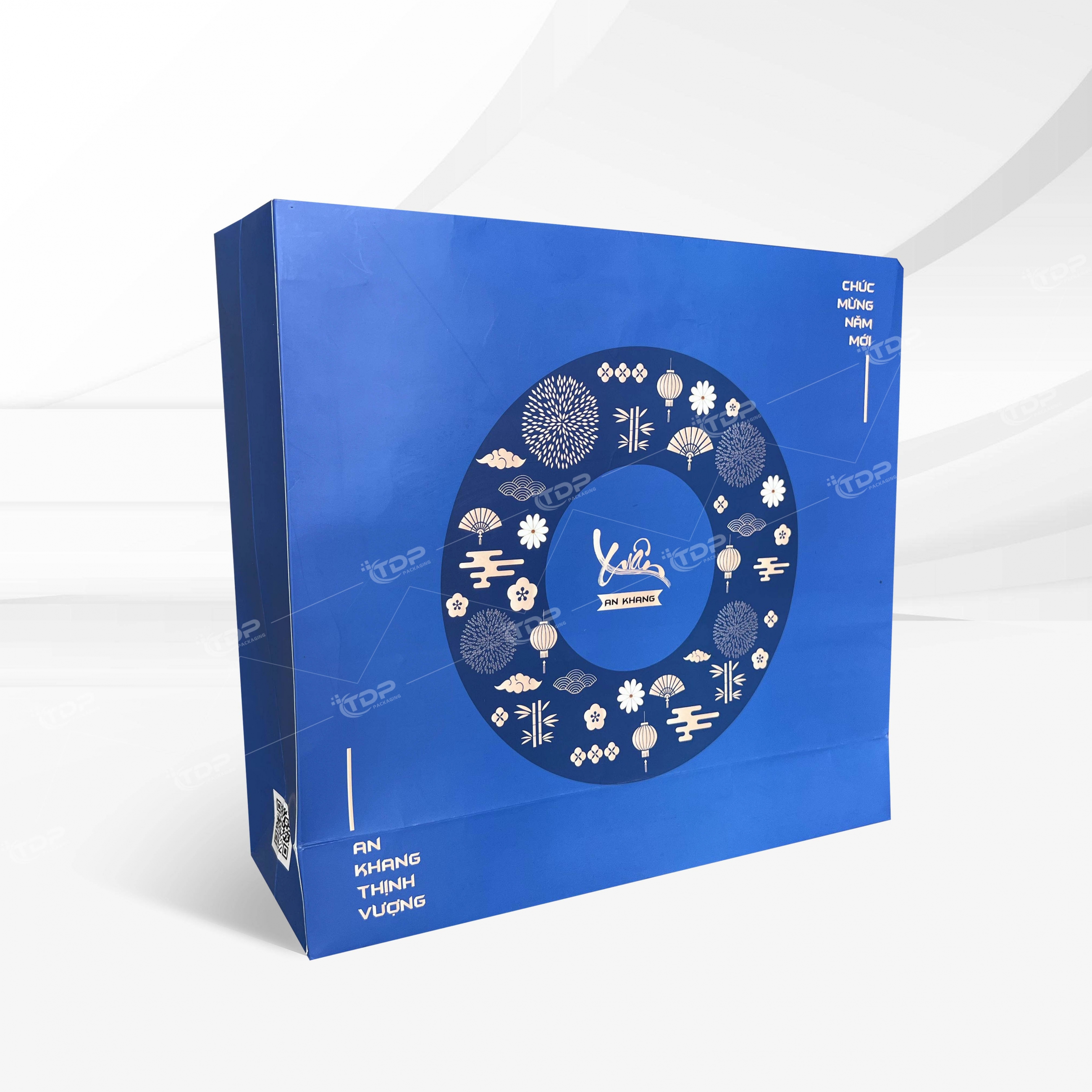 bao bì hộp cứng trung thu - Mã 008