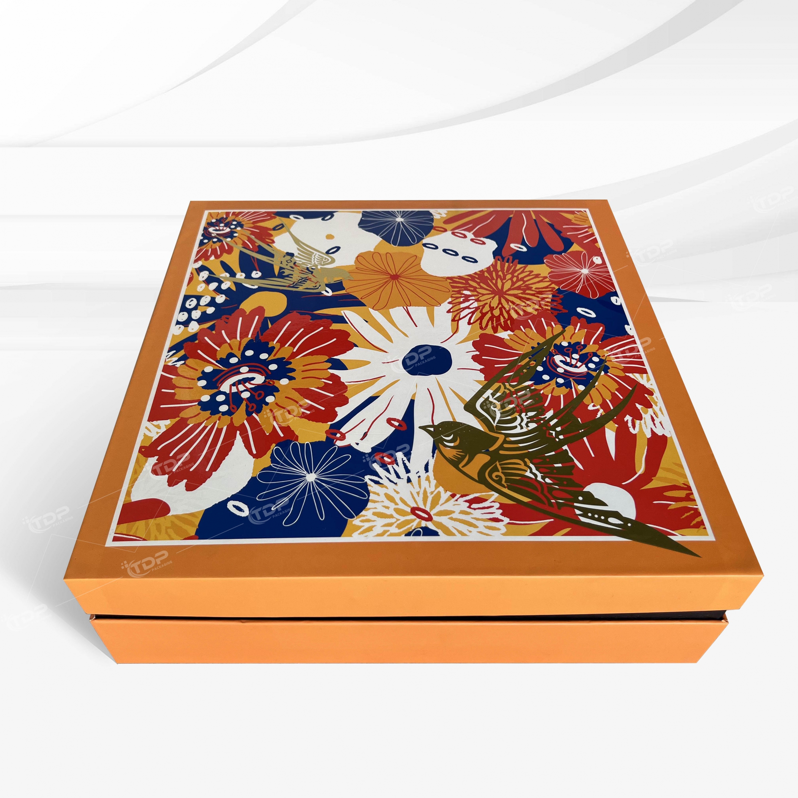 bao bì hộp cứng trung thu - Mã 007