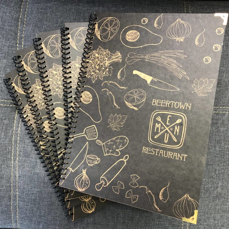 menu nhựa ( pvc ) chống nước