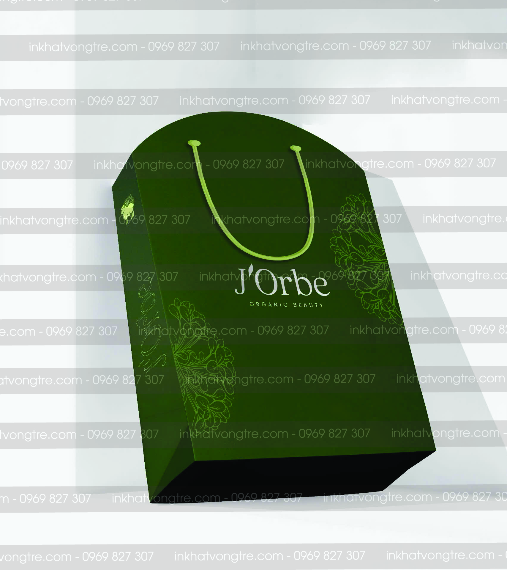 in túi giấy đựng mỹ phẩm