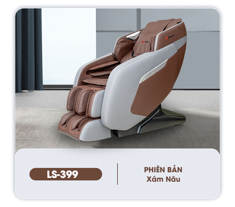 Ghế massage Life Sport LS-399 màu nâu