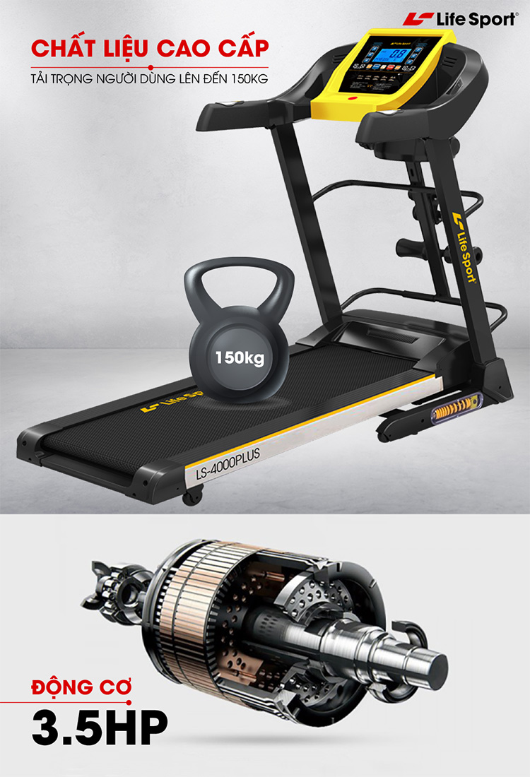 Máy chạy bộ Lifesport tại Vinh