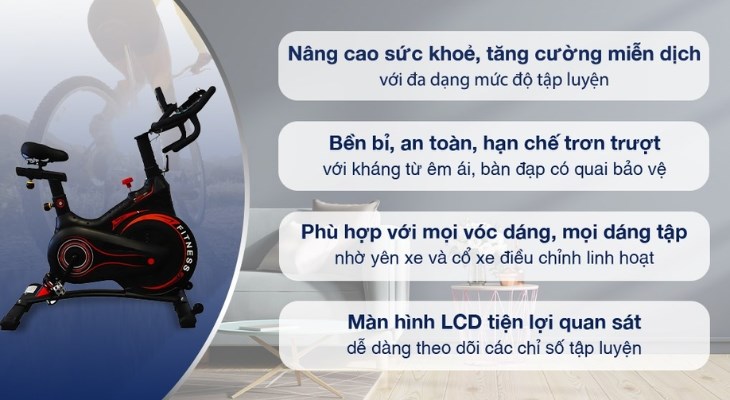 Xe đạp tập chính hãng tại Bắc Ninh