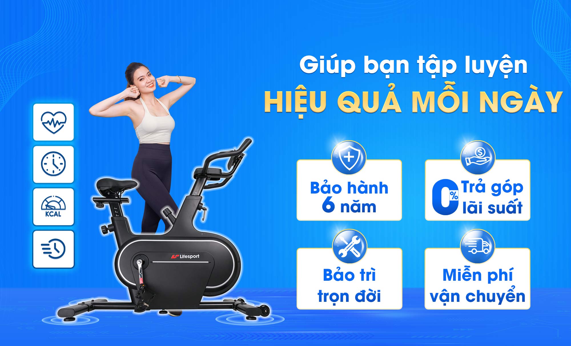 Xe đạp tập chính hãng tại Bắc Ninh