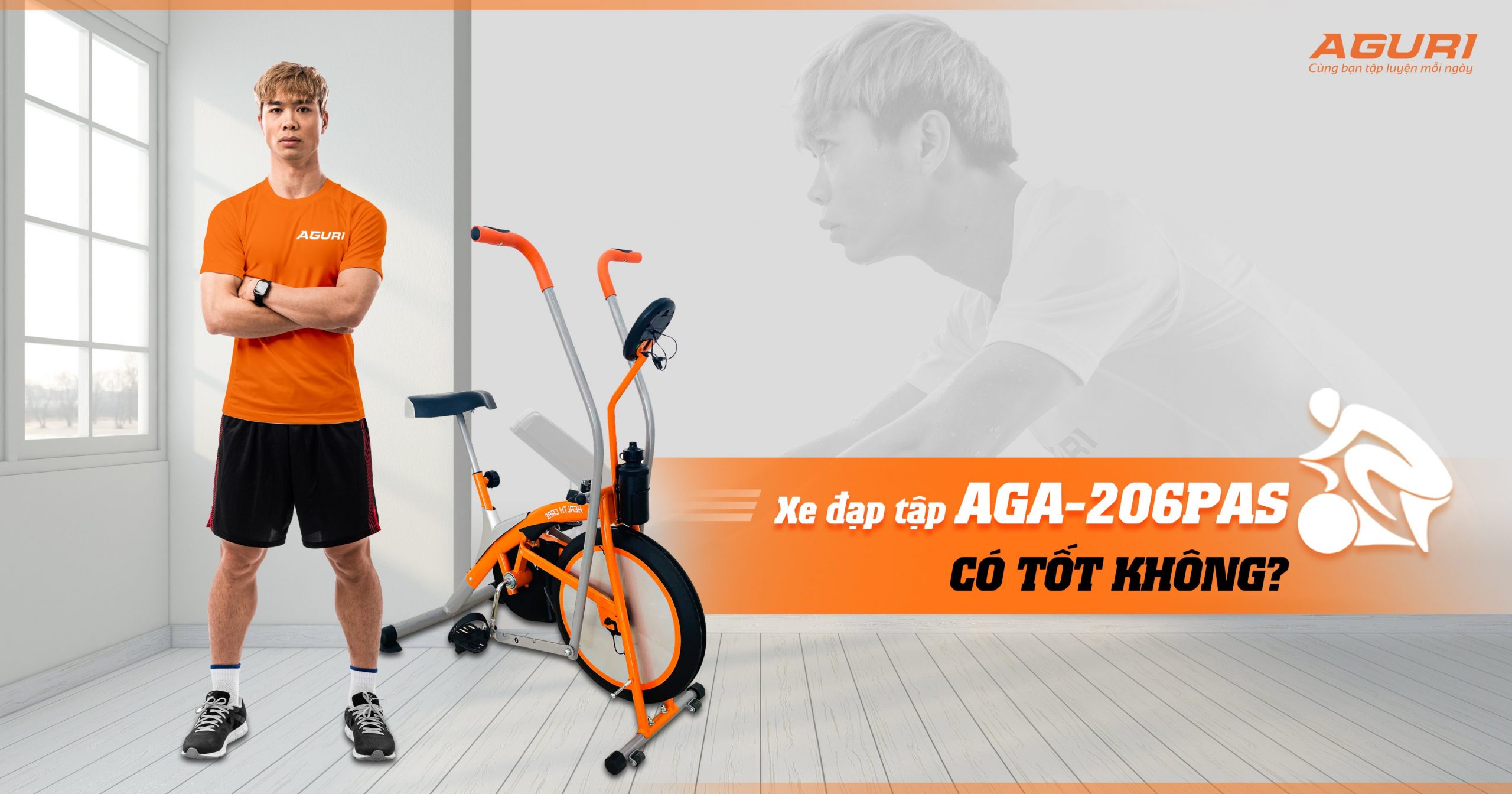 Xe đạp tập Aguri AGA-206PAS