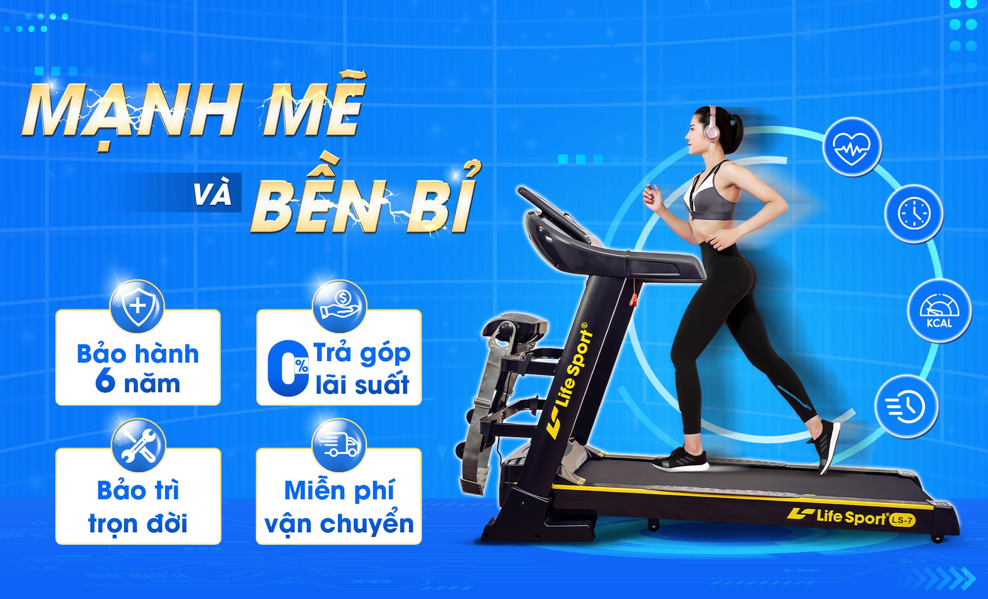 Trải Nghiệm Máy Chạy Bộ Lifesport Chính Hãng Tại Bắc Giang