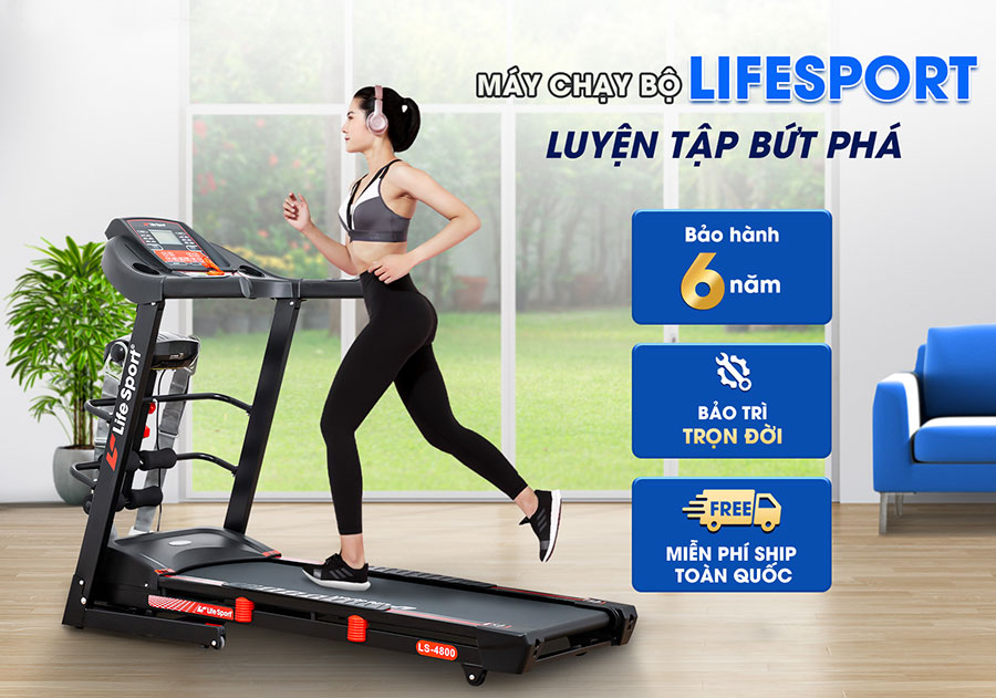 Tổng Kho Máy Chạy Bộ Lifesport Chính Hãng Tại Bắc Giang