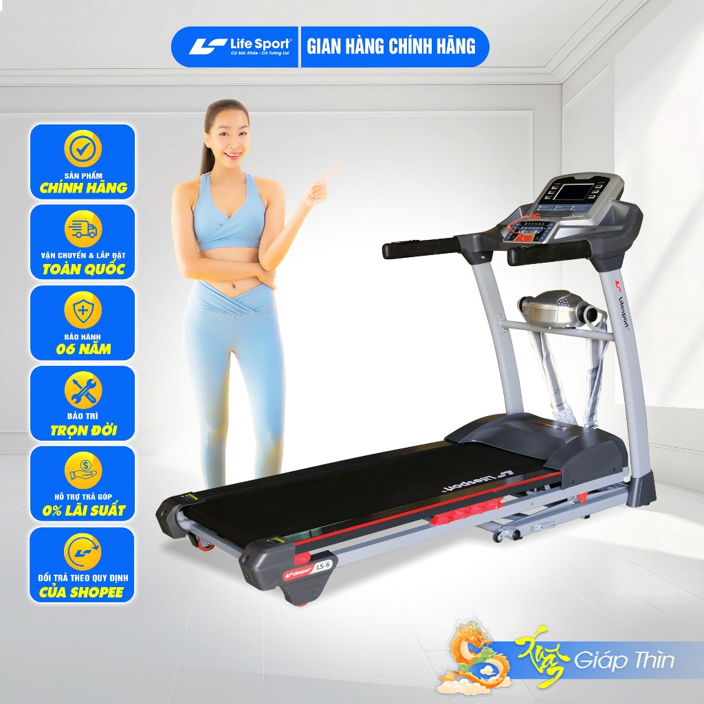 Giới Thiệu Máy Chạy Bộ Lifesport LS-6 Tại Bắc Giang