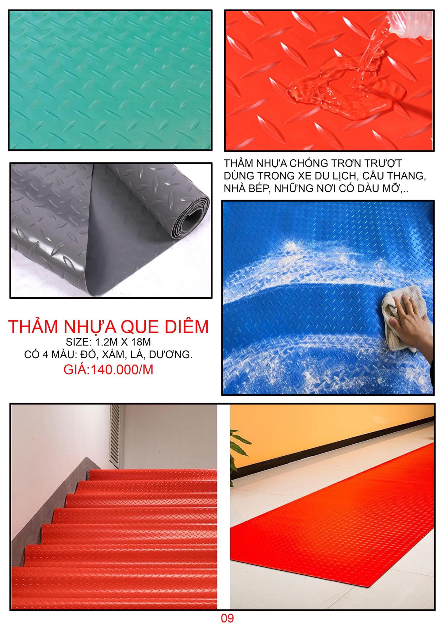 Thảm lót sàn công nghiệp Bình Dương