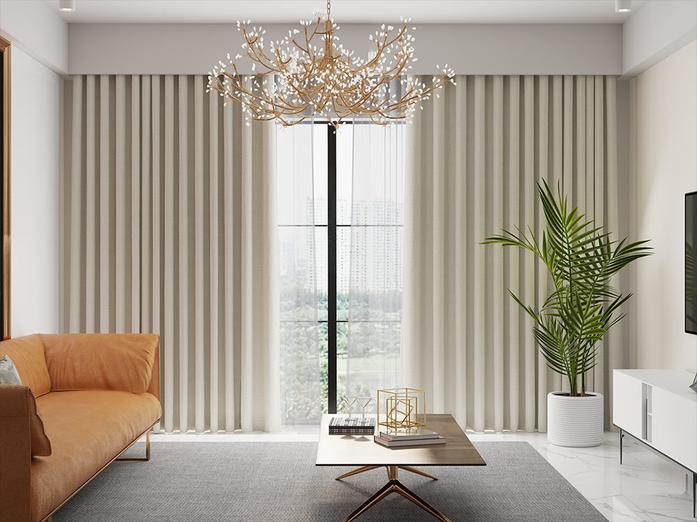 Rèm vải trơn (đơn sắc) Modero chính hãng tại Bình Dương