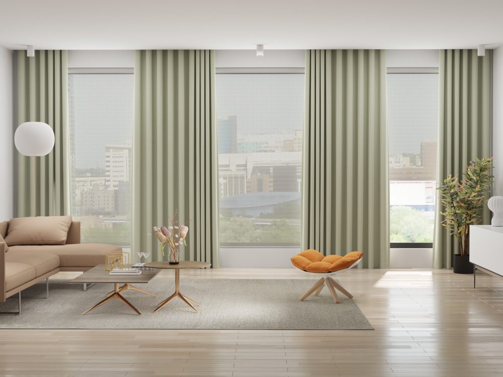 Rèm vải trơn (đơn sắc) Modero chính hãng tại Bình Dương