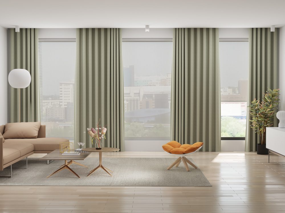 Rèm vải trơn (đơn sắc) Modero chính hãng tại Bình Dương