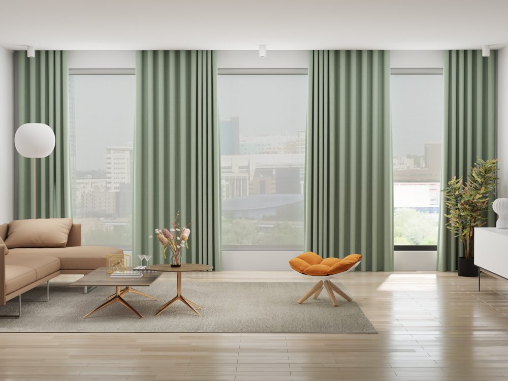 Rèm vải trơn (đơn sắc) Modero chính hãng tại Bình Dương