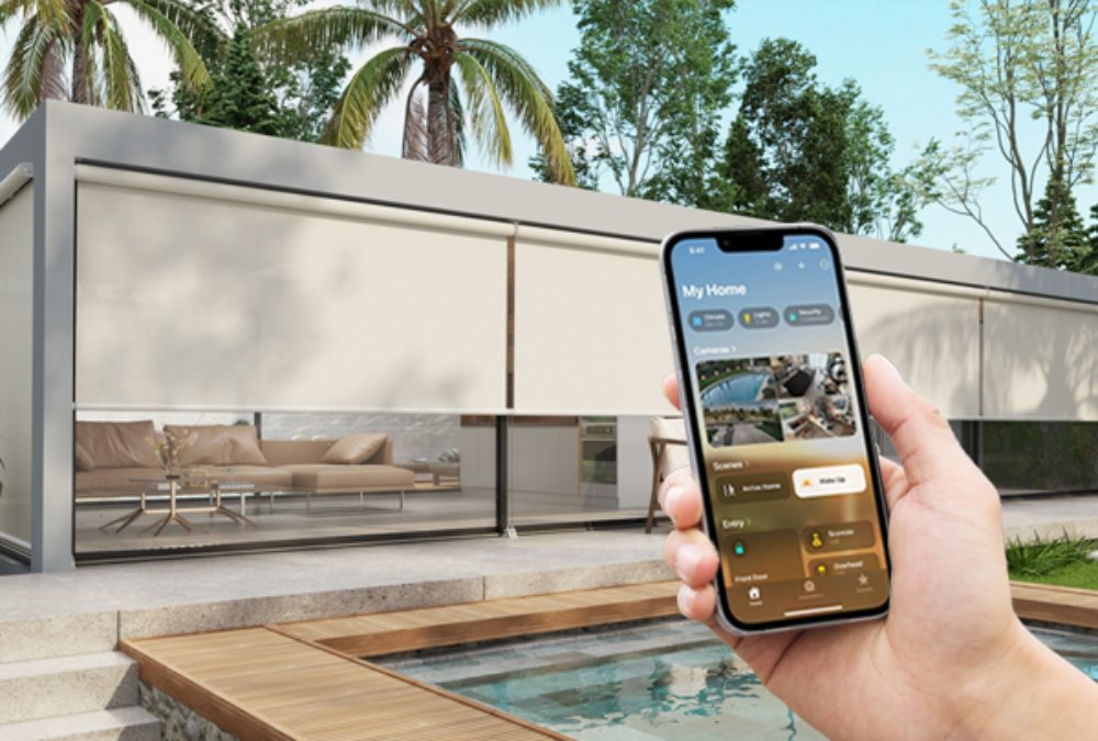 Rèm ngoài trời Zipscreen, Crystal Modero chính hãng tại Bình Dương