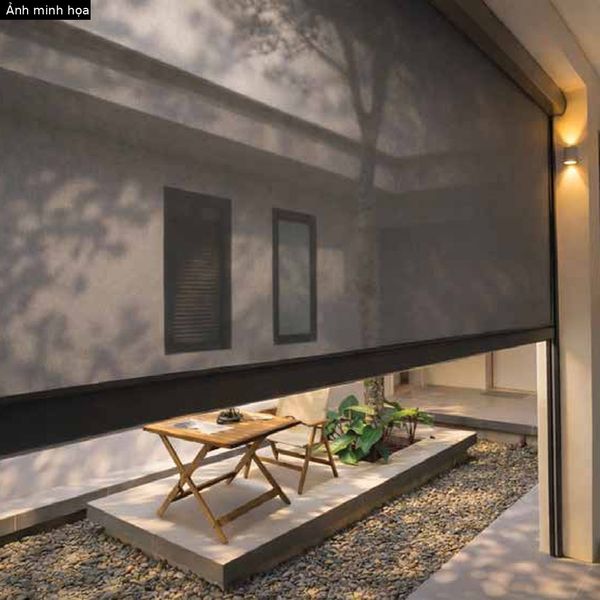 Rèm cuốn ngoài trời tự động – động cơ Modero, Gaposa, giá trọn gói