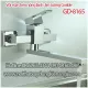 Vòi rửa chén nóng lạnh âm tường,vòi bồn Gorlde GD8165