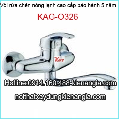 Vòi bếp  âm tường nóng lạnh,vòi bồn tắm KAG-O326