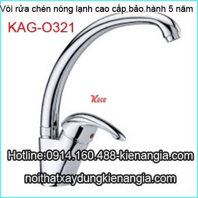 Vòi bếp,rửa chén nóng lạnh cao cấp KAG-O321