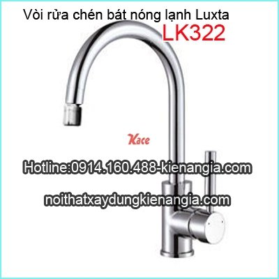 Vòi bếp,Vòi rửa chén nóng lạnh Luxta LK322