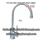 Vòi rửa chén bát nóng lạnh Imex-Japan IM102