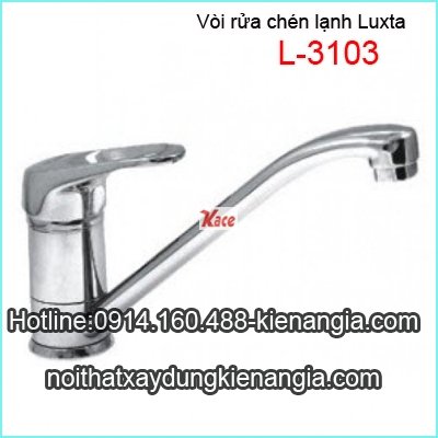 Vòi rửa chén lạnh,vòi bếp gật gù Luxta L-3103