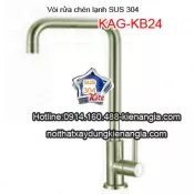 Vòi bếp lạnh chậu vuông Sus 304 KAG-KB24