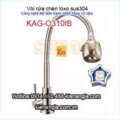 Vòi bếp lạnh lò xo sus 304 KAG-O310IB