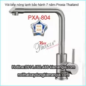 Vòi bếp SUS 304 nóng lạnh Proxia Thailand-PXA-804