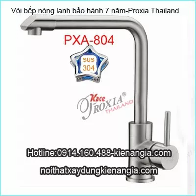 Vòi bếp SUS 304 nóng lạnh Proxia Thailand-PXA-804