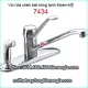 Vòi rửa chén bát nóng lạnh Moen-Mỹ 7434