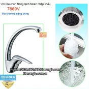 Vòi rửa chén bát nóng lạnh Moen-Mỹ 7869V