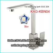 Vòi rửa chén bát nóng lạnh Sus304 KAG-KBN04