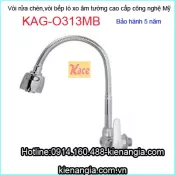 Vòi bếp lạnh lò xo âm tường cao cấp KAG-O313MB