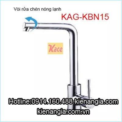 Vòi rửa chén nóng lạnh giá rẻ KAG-KBN15