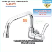Vòi bếp lạnh gắn tường,vòi xả bồn Moen Mỹ 144968V