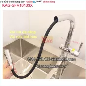 Vòi rửa chén nóng lạnh rút dây Inax SFV-1013SX