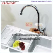 Vòi rửa chén lạnh âm tường KAG-KB42