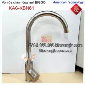 Vòi rửa chén nóng lạnh Biggo inox 304 KAG-KBN61