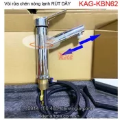 Vòi rửa chén rút dậy nóng lạnh KAG-KBN62